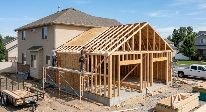 Attached Garage Construction in Naples, FL