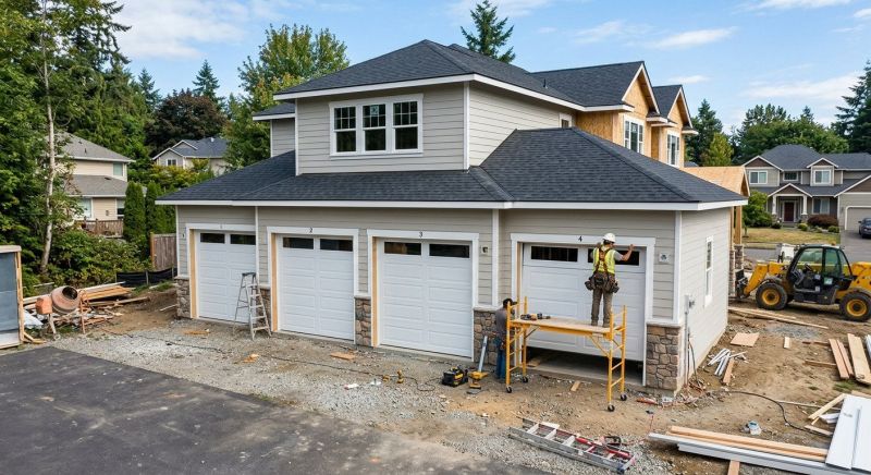 Four Car Garage Installation in Summerville, SC