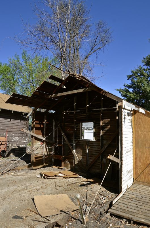 Finished Garage Exterior