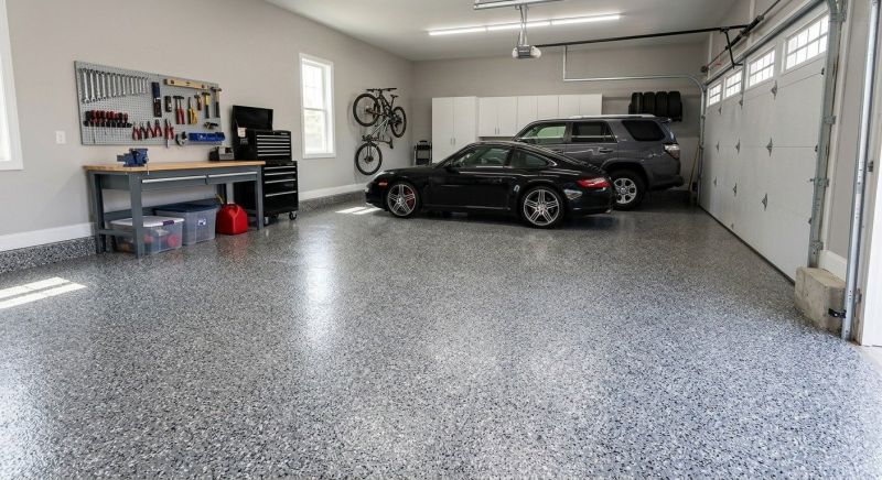 Garage Floor Epoxy Installation in Raleigh, NC