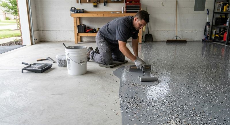 Garage Floor Renovation in Frederick, MD