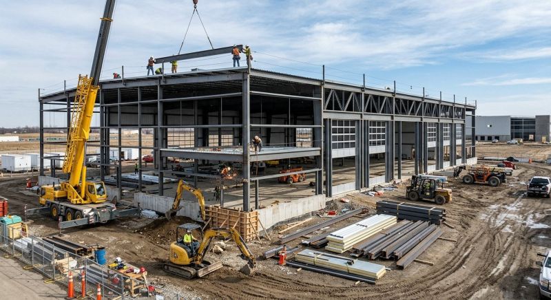 Industrial Garage Construction in Houston, TX