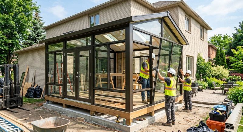 Sunroom Addition Construction in Arvada, CO