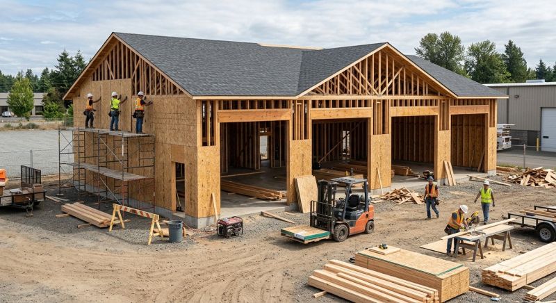 Warehouse Garage Construction in Mount Pleasant, SC